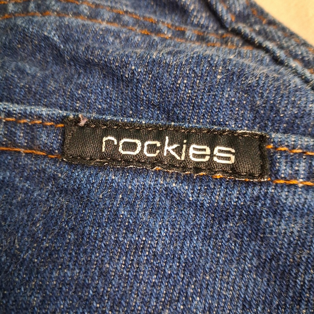 Rocky Mountain Clothing Co Rockies Jeans High Rise Western Dark Wash 32 Long VTG - Picture 9 of 14